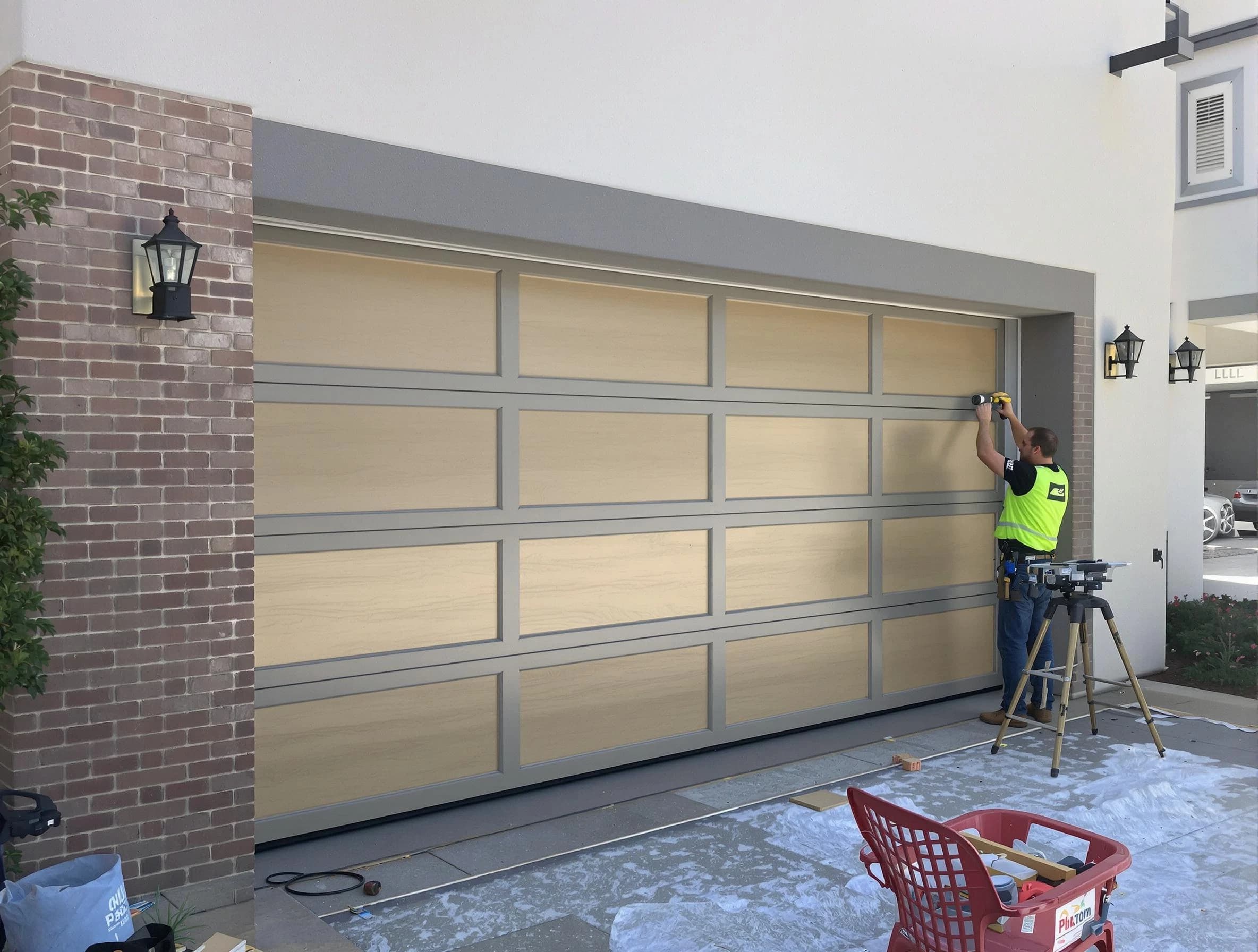 Garage door replacement service by Chester Garage Door Repair in Chester