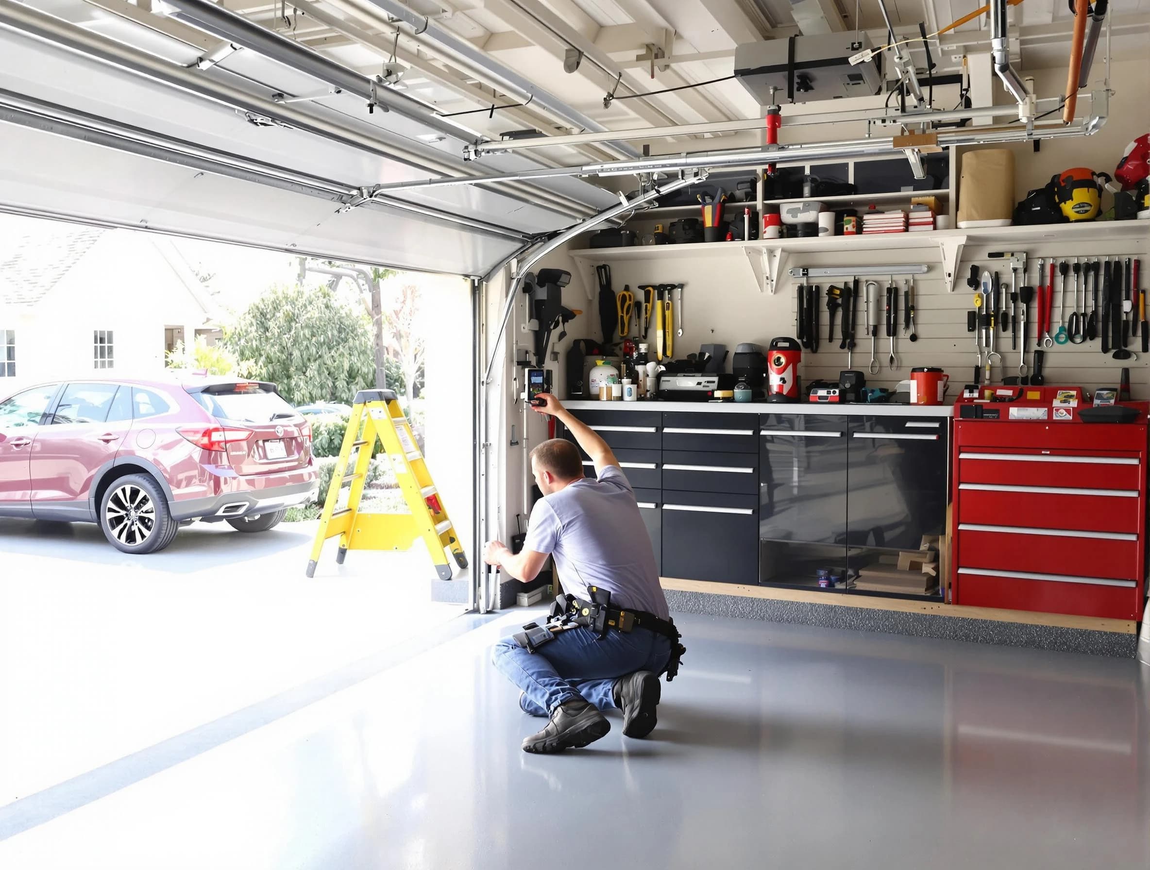 Local garage door repair service by Chester Garage Door Repair in Chester