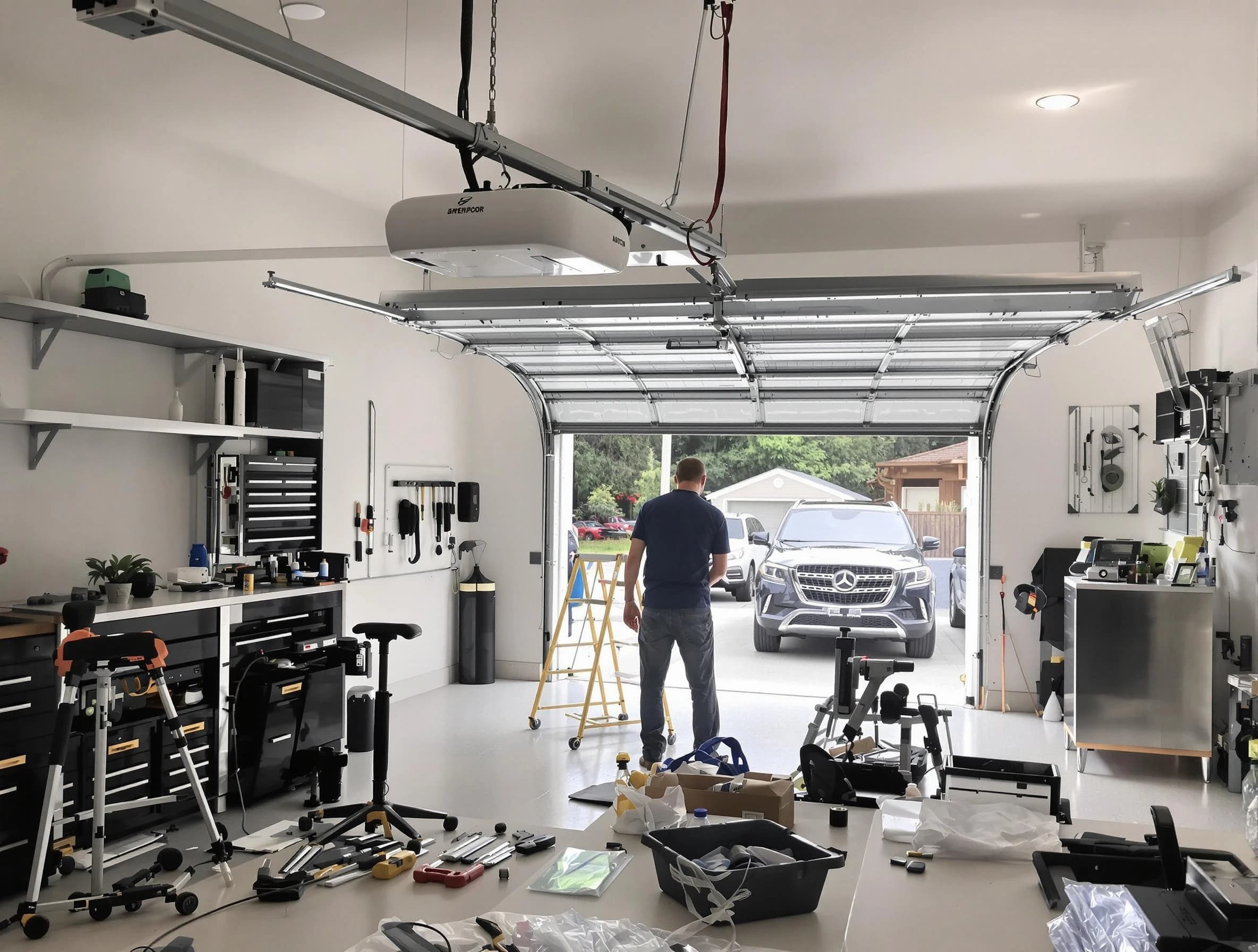 Garage door opener installation by Chester Garage Door Repair in Chester