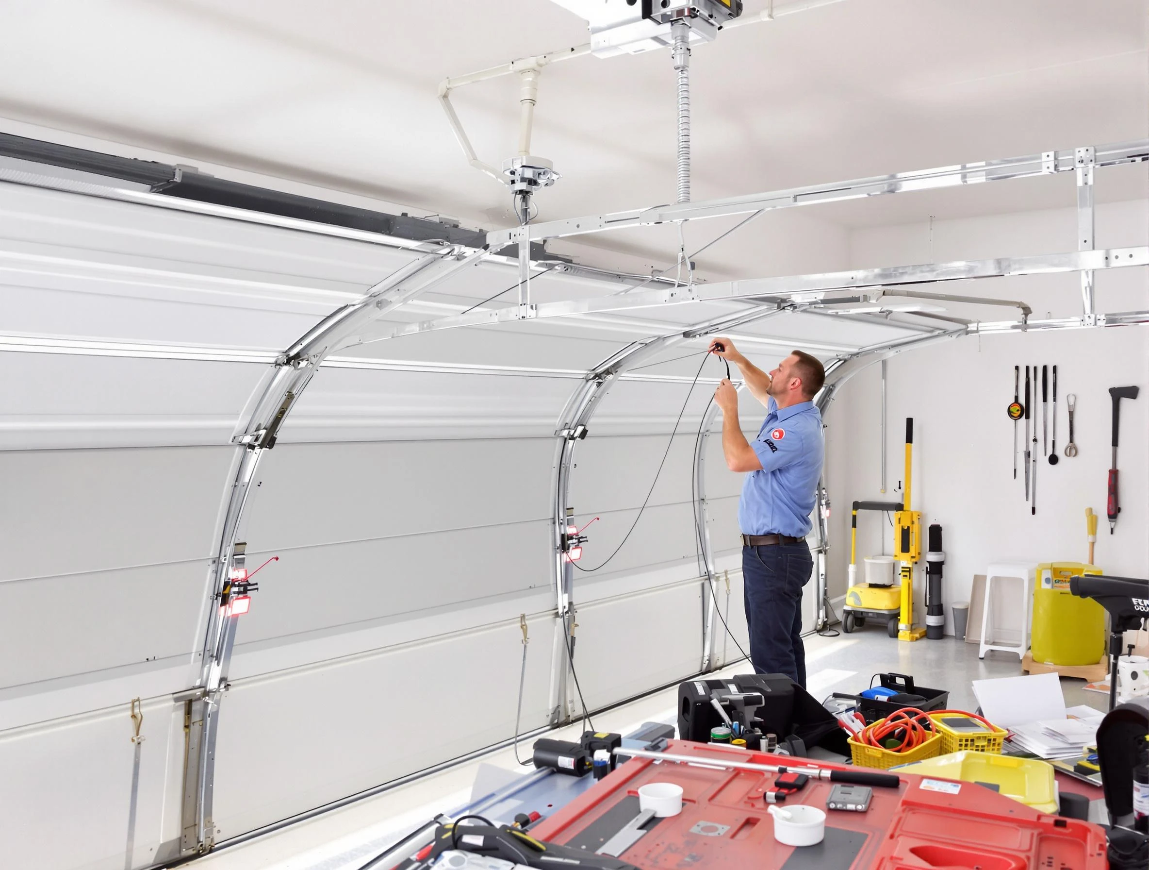 Garage door cable repair service by Chester Garage Door Repair in Chester