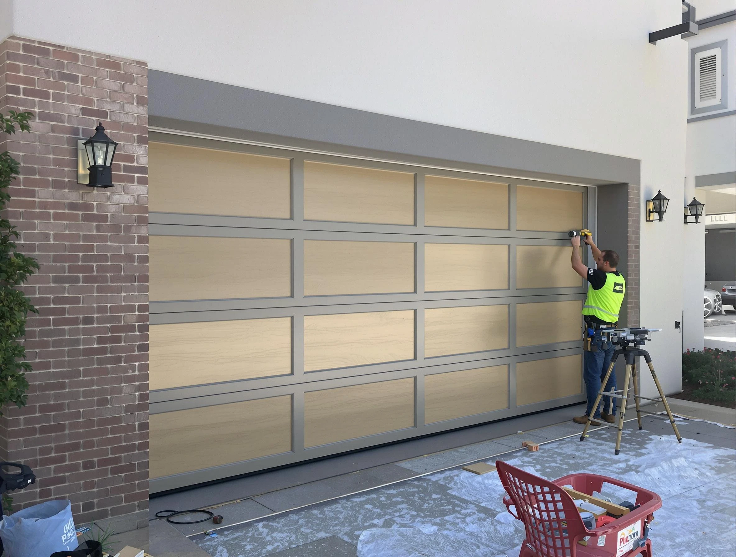 Garage door replacement service by Chester Garage Door Repair in Chester