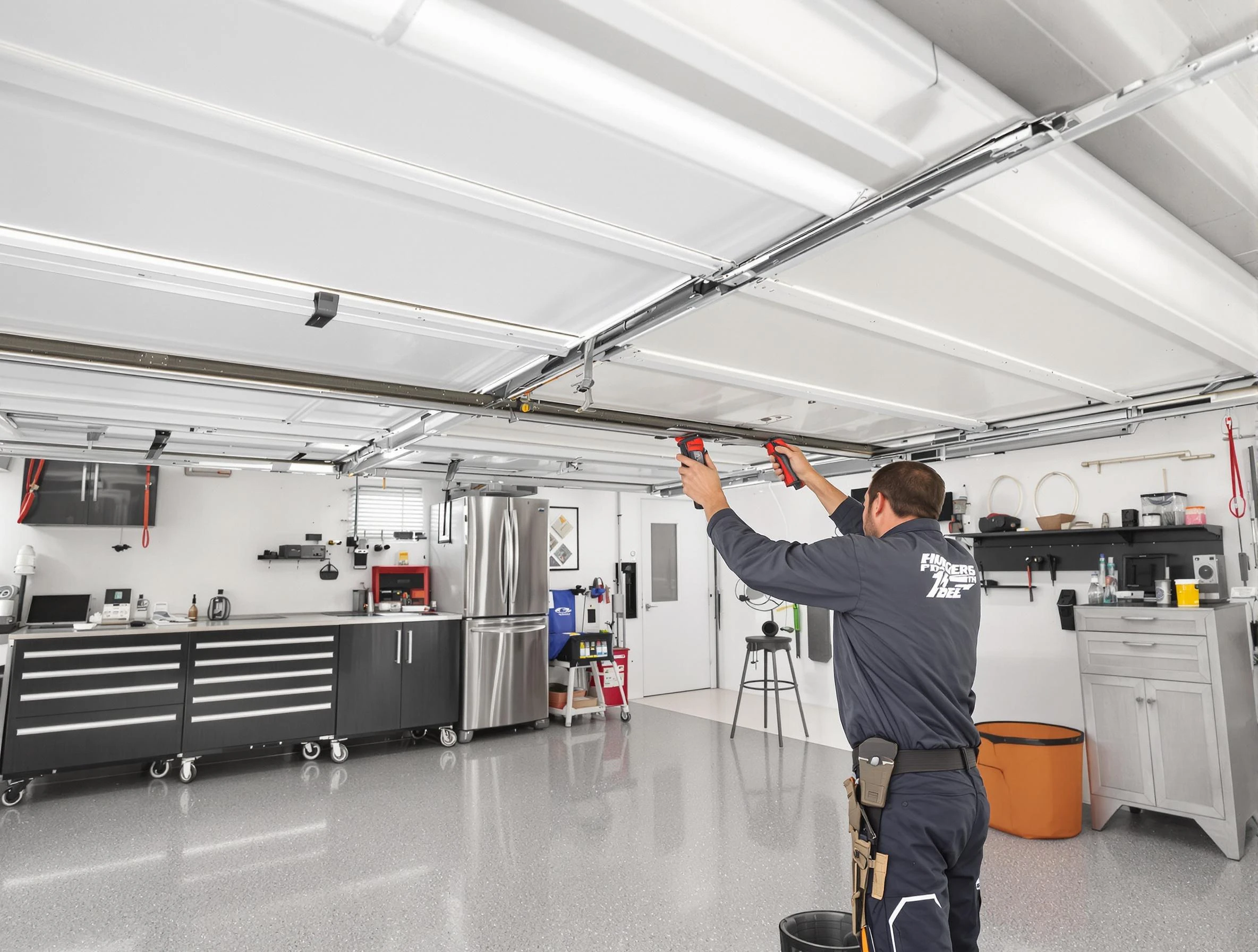 Overhead garage door repair service by Chester Garage Door Repair in Chester