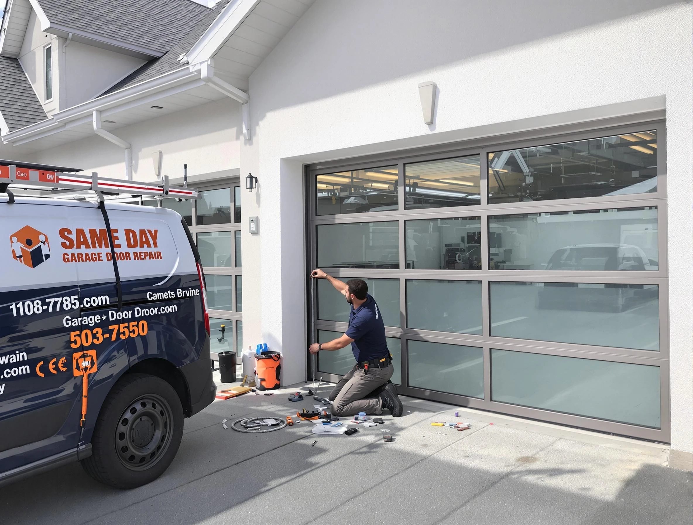 Same-day garage door repair service by Chester Garage Door Repair in Chester